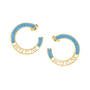 Custom Birthstone Hoops 11963 0010 l december