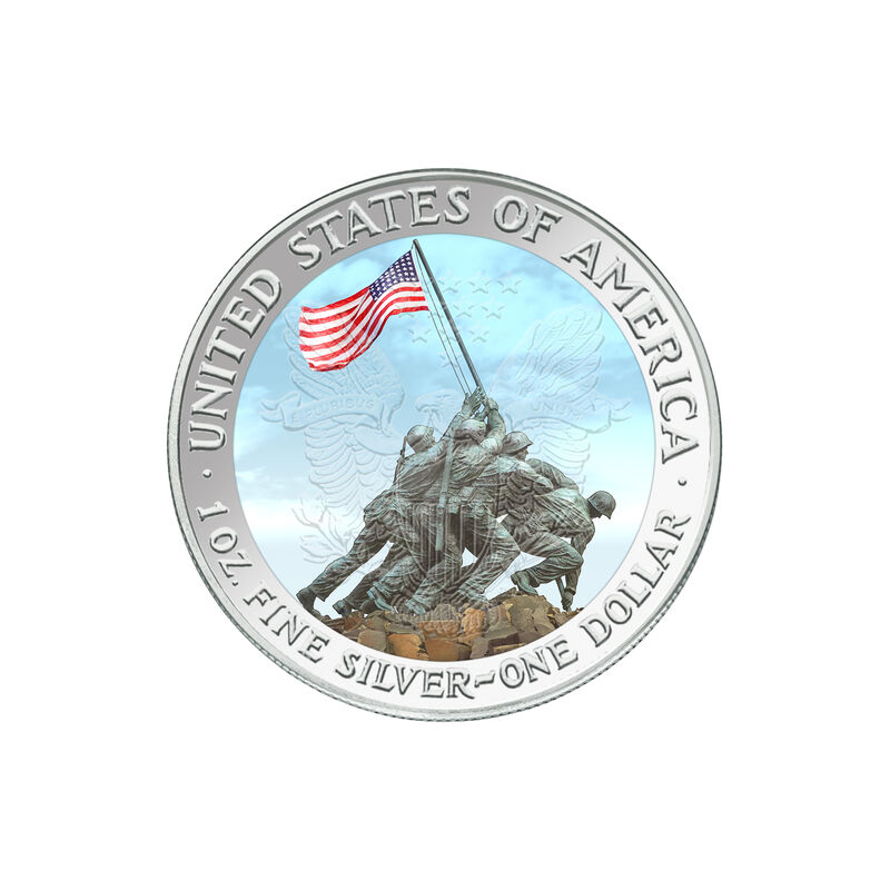 The War Memorial Silver Dollar Collection 4956 0022 d marine corp mem