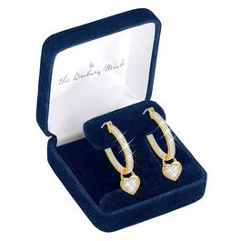 Diamond Hearts Inside Out Hoop Earrings 1024 001 8 3