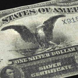 Black Eagle Silver Certificate of 1899 S9C 5