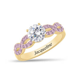 Personalized Infinite Birthstone Ring 11212 0019 f june