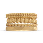 Golden Moments Stackable Ring Set 10049 0010 a main