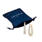 Golden Grandeur Twenty Carat Hoops 12092 0012 g gift pouch