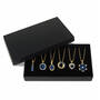 Sapphire Blue & Sensational Golden Pendant Collection, Sapphire Blue Sensational Golden Pendant Collection 12431 0012 h giftbox