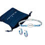 Blue Wave Crystal Bracelet with FREE Matching Earrings 11987 0012 g giftpouch