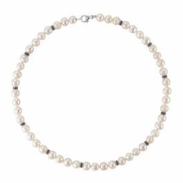 Pearl  Black Diamond Necklace 6062 001 0 1