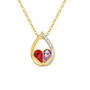 Forever Together Diamond and Birthstone Pendant, Forever Together Diamond Birthstone Pendant 11490 0012 c inside