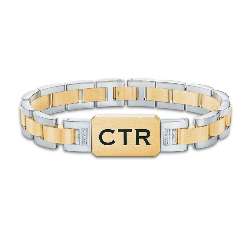 Gold titanium Energy Bracelet Size 1 Shape Round