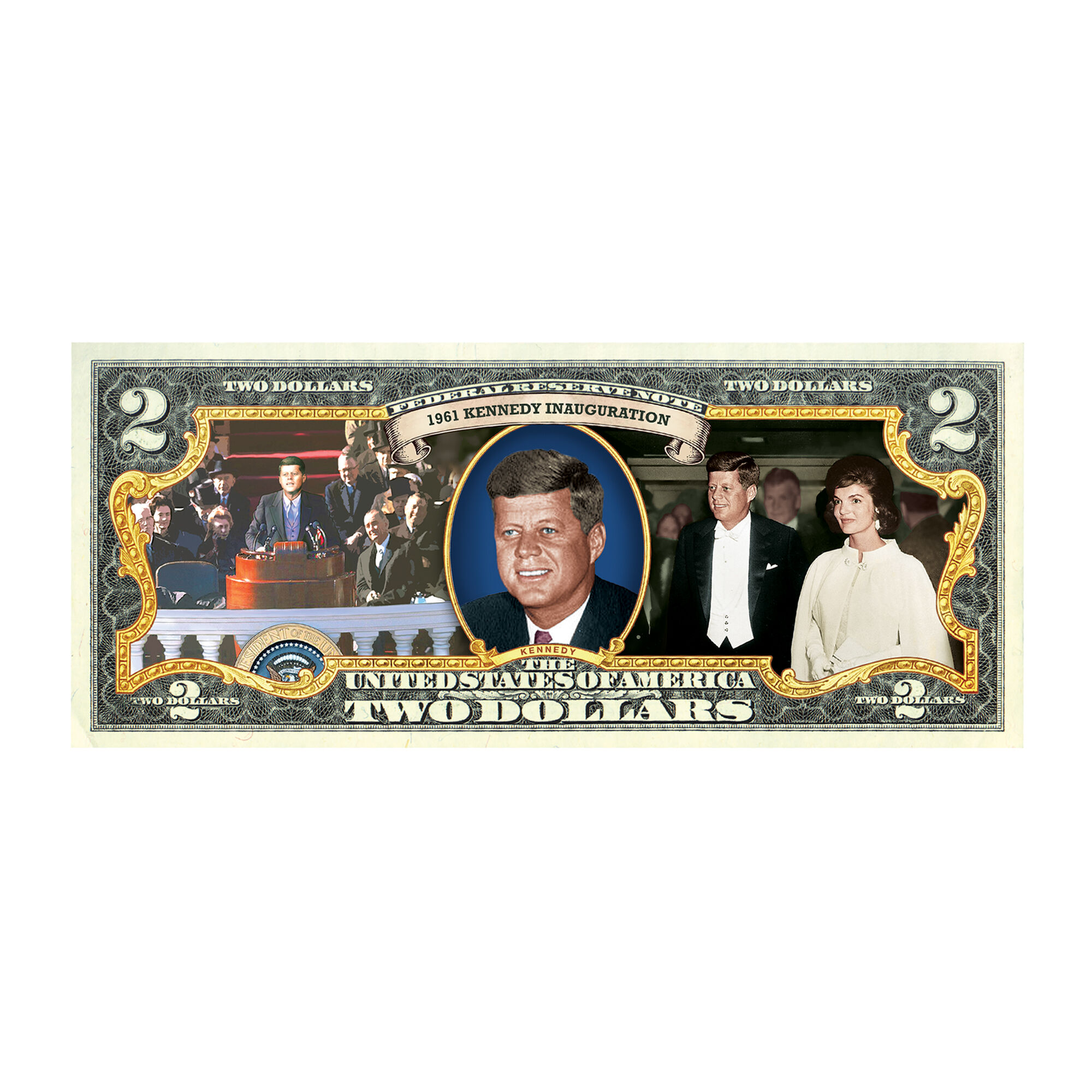 John FKennedy Coin Currency Set 10704 0024 b twodollars