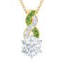 Birthstone Swirl Pendant 5940 014 3 8