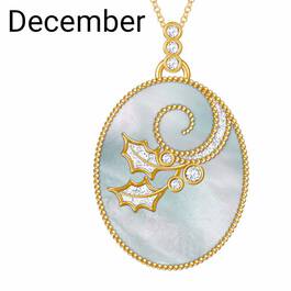 Mother of Pearl Monthly Pendants 6117 001 5 12