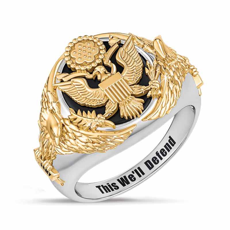 Personalized Army Eagle Ring 5323 007 4 1