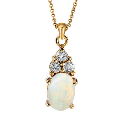 Opal Elegance Pendant