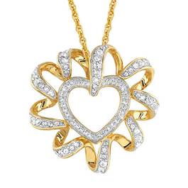 Birthstone Beauty Diamond Heart Pendant 2627 001 7 4