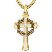 Crown of Thorns Diamond Cross Pendant 5933 001 9 1