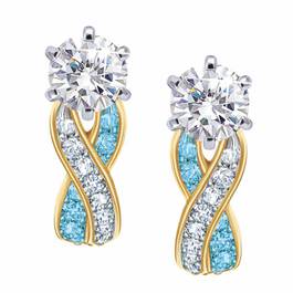 Birthstone Swirl Earrings 5361 014 3 3