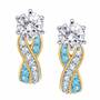 Birthstone Swirl Earrings 5361 014 3 3