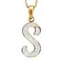 Diamond Initial Pendant 9731 001 5 3