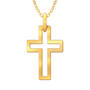 9kt Gold Cross Pendant 11622 0120 a main