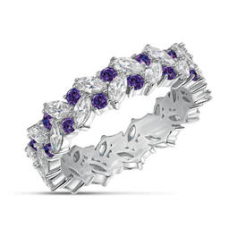 Dozen Hearts Diamond Earrings 12303 0017 b february