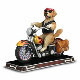 Bad to the Bone Golden Retriever Sculpture 2763 010 2 1