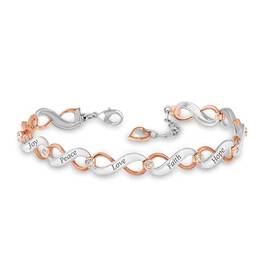 Healing Words Copper  Diamond Bracelet 1830 001 2 1