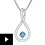 The Blue Lagoon Diamond Pendant,,video-thumb