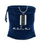 Black Steel Diamond Dog Tag 4190 0069 g gift pouch