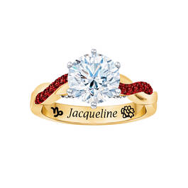 Birthstone Zodiac Ring Set 6740 0044 n ring 2