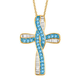 Personalized Birthstone Cross 11038 0011 l december