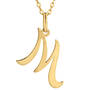 9kt Gold Initial Pendant 12024 0015 c initial m