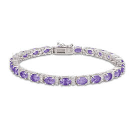 Birthstone Tennis Bracelet 11542 0010 b february