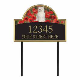 The Captivating Kitties Address Plaque by Simon Mendez 1088 008 6 1