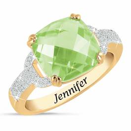 Birthstone  Diamond Ring 1159 001 5 8