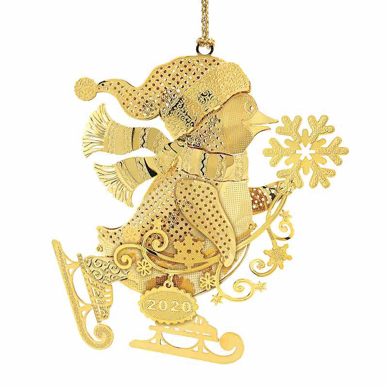 The 2020 Gold Christmas Ornament Collection 2161 003 5 12