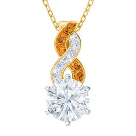 Birthstone Swirl Pendant 5940 014 3 11