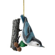 White breasted Nuthatch Christmas Ornament 12059 0062 a main