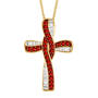 Personalized Birthstone Cross 11038 0011 g july