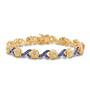 A Dozen Roses Birthstone  Diamond Bracelet 6684 001 8 4