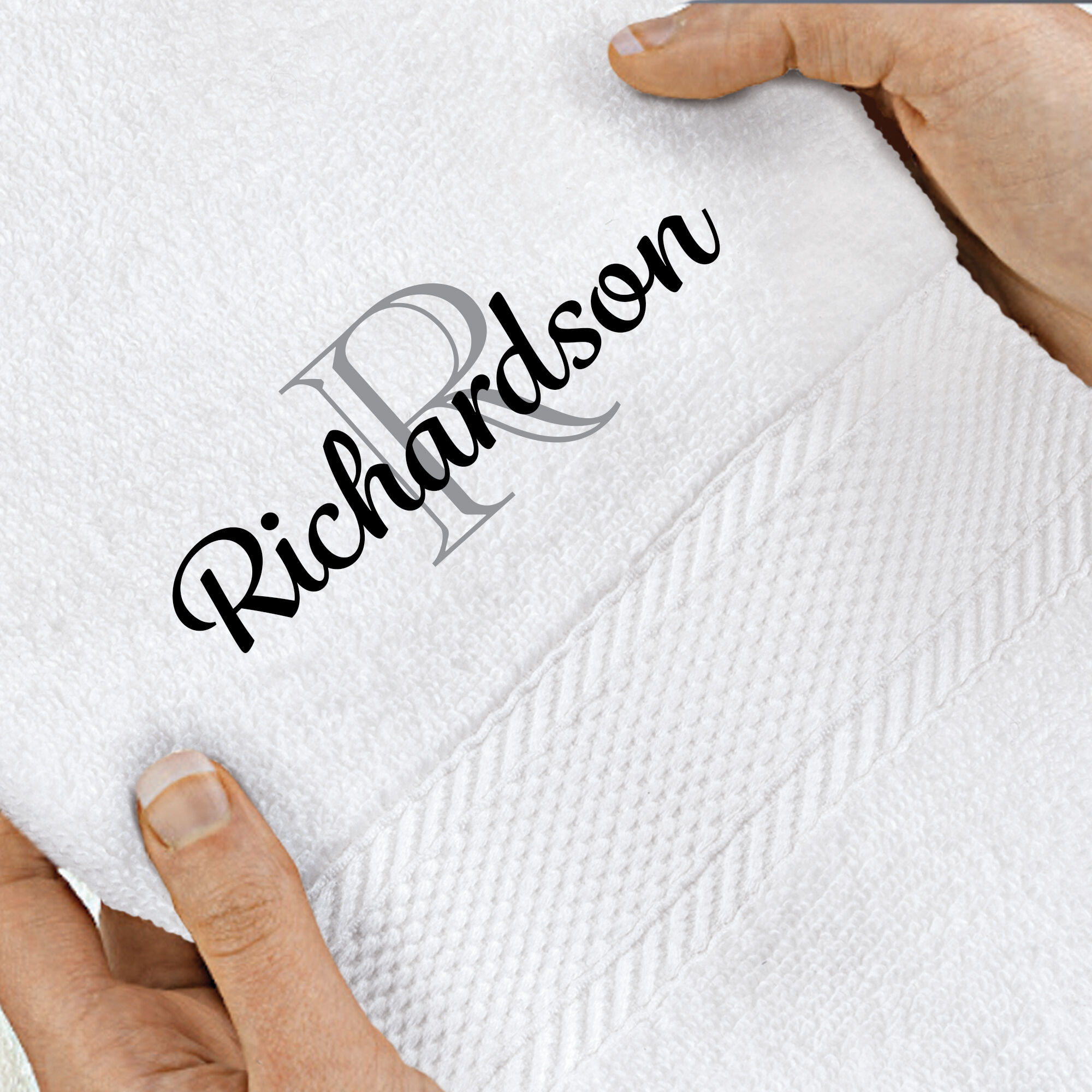 The Personalized Luxury Towel Set 10058 0034 d towel hand