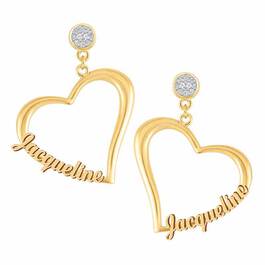 Diamond Heart Earrings 6706 001 2 1