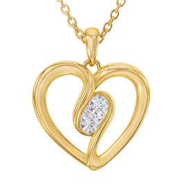 I Love You Diamond Necklace 10678 0018 b front