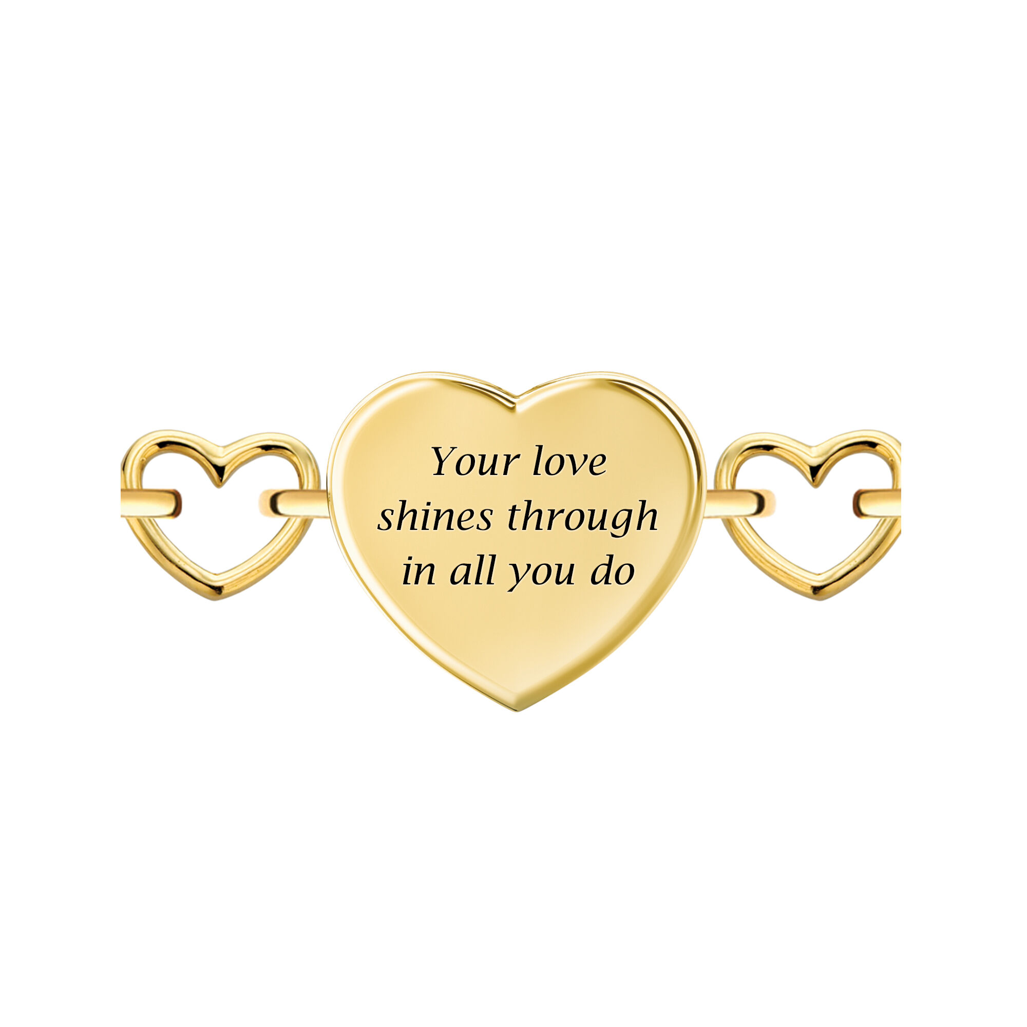 Heart of Gold Bracelet 1816 0077 b inscription