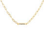 Rectangle Cable Chain with Personalized Name Plate 11886 0030 a main