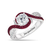 Personalized True Beauty Birthstone Diamonisse Ring 11316 0014 a main