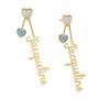 Personalized Birthstone Earrings, Personalized Birthstone Earrings 6553 001 6 12