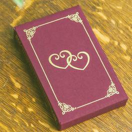 How Do I Love Thee Customized Leather Book 3235 1090 e cover