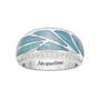Personalized Waves of Wonder Mother of Pearl Ring 11945 0013 b angle
