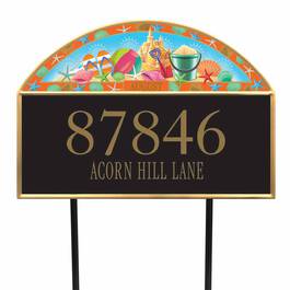 Year of Cheer Monthly Address Plaque 5837 001 6 1
