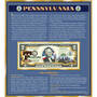 The United States Enhanced Two Dollar Bill Collection 6448 0031 a Pennsylvania